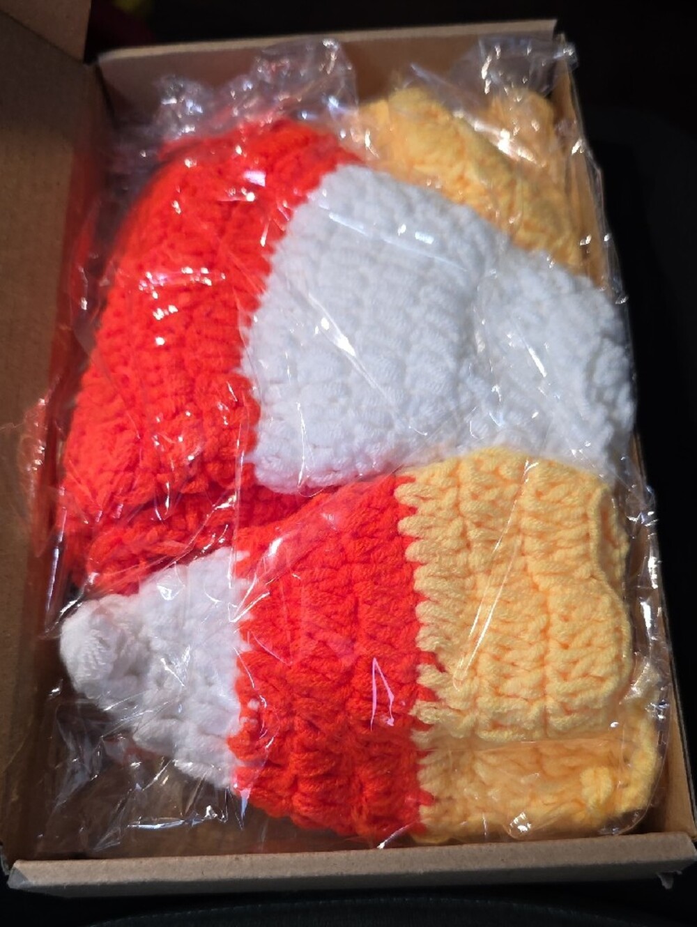 Seenelling Halloween Porch Goose Outfit Cute Candy Corn Gooses - Picture 4 of 5